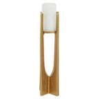 Distressed Large Gold Candle Holder