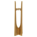 Distressed Large Gold Candle Holder