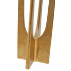 Distressed Large Gold Candle Holder