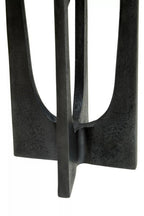 Small Washed Grey Finish Candle Holder