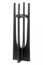 Large Grey Finish Candle Holder