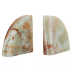 Set of Two Onyx Bookends