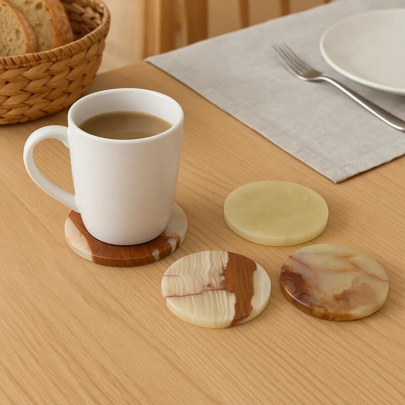 Set of 4 Onyx Coasters