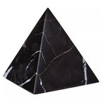 Black Marble Pyramid Ornament