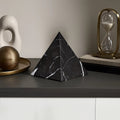 Black Marble Pyramid Ornament