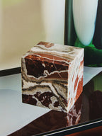 Marble Cube Ornament