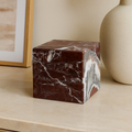 Marble Cube Ornament