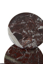 Set of 4 Red Marble Coasters