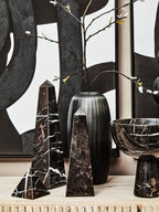 Small Black Marble Obelisk