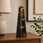 Large Black Marble Obelisk
