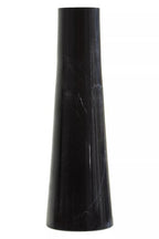 Black Marble Tapered Vase | Salmo