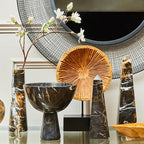 Black Marble Tapered Vase | Salmo