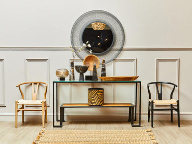 Black Marble Tapered Vase | Salmo