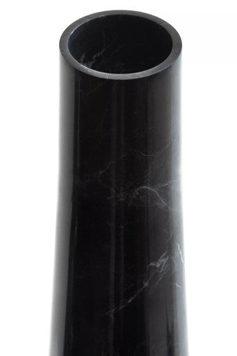 Black Marble Tapered Vase | Salmo