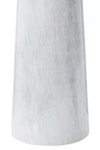 White Marble Tapered Vase