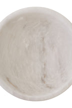 Small White Marble Pedestal Bowl