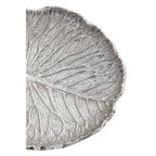 Small Silver Finish Lotus Leaf Plate