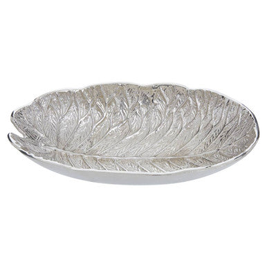 Silver Finish Lotus Leaf Bowl