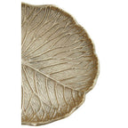 Small Gold Finish Lotus Leaf Plate