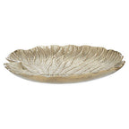 Large Gold Finish Lotus Leaf Plate