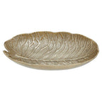 Gold Finish Lotus Leaf Bowl