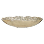 Gold Finish Lotus Leaf Bowl