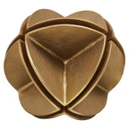 Brass Finish Segmented Spherical Sculpture