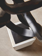 Black Finish Aluminium Knot Sculpture