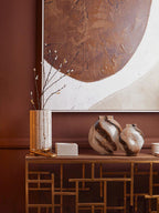 Travertine Square Decorative Bowl