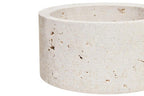 Travertine Round Trinket Box