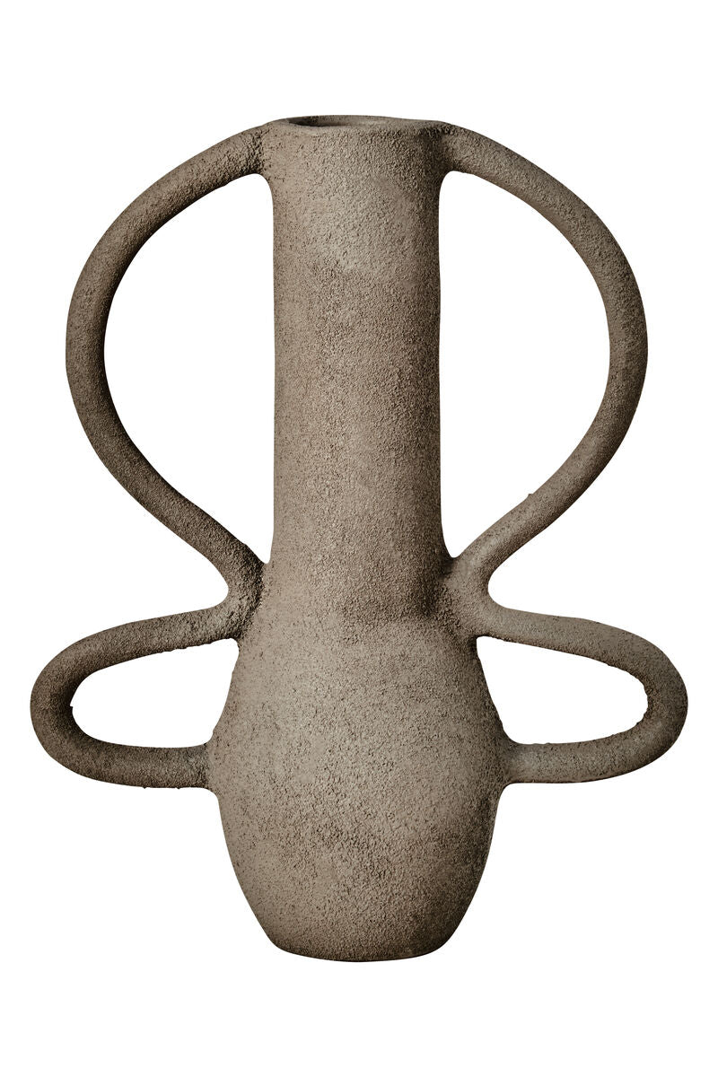 Small Textured Grey Vase