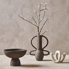 Small Textured Grey Vase