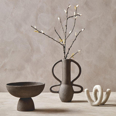 Small Textured Grey Vase