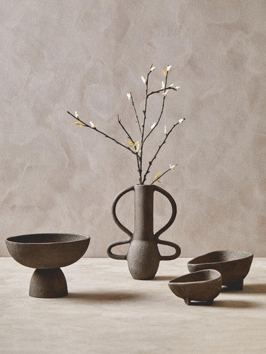 Small Textured Grey Vase