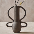 Small Textured Grey Vase