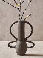 Small Textured Grey Vase