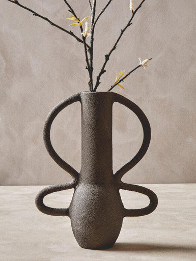 Small Textured Grey Vase