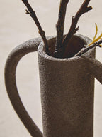 Small Textured Grey Vase