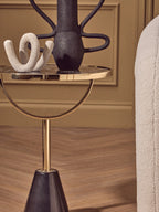 Large Textured Black Vase