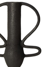 Large Textured Black Vase