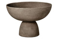 Small Textured Grey Pedestal Bowl