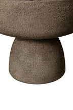 Small Textured Grey Pedestal Bowl