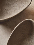 Set of 2 Textured Grey Bowls