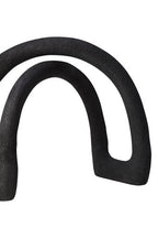 Textured Black Sculpture