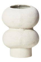 Small Textured White Bubble Vase