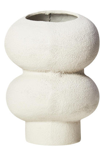 Small Textured White Bubble Vase