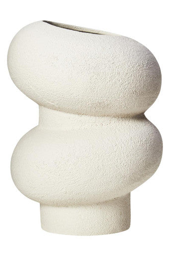 Small Textured White Bubble Vase