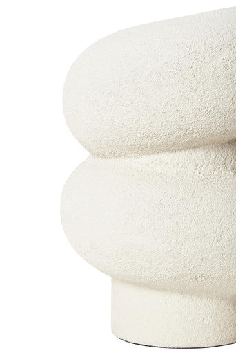 Small Textured White Bubble Vase