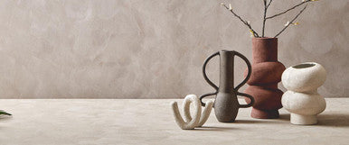 Small Textured White Loop Sculpture