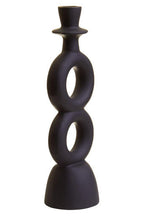 Large Black Candle Holder